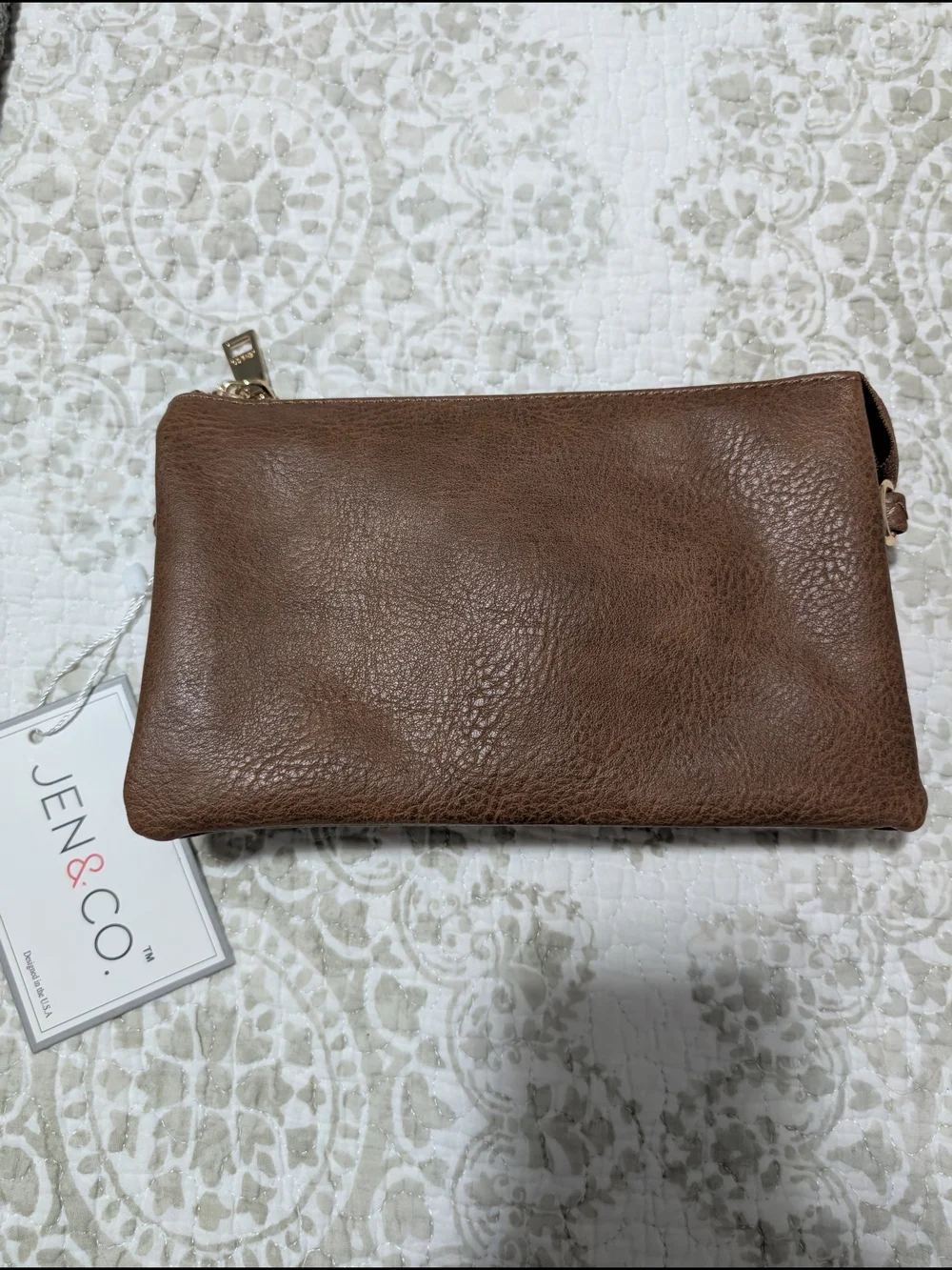 NWT Jen & Co Brown Wallet
